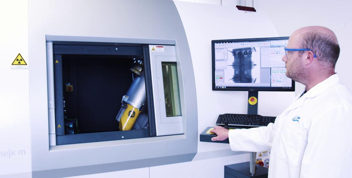 Qualitätssicherungsmethode mittels 3D-CT, die eine zerstörungsfreie Prüfung der hergestellten Batteriezellen ermöglicht.
