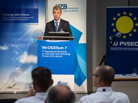 Prof. Topic, General Chairman der EU-PVSEC-Konferenz und Vorsitzender der European Technology & Innovation Platform Photovoltaics (ETIP PV)